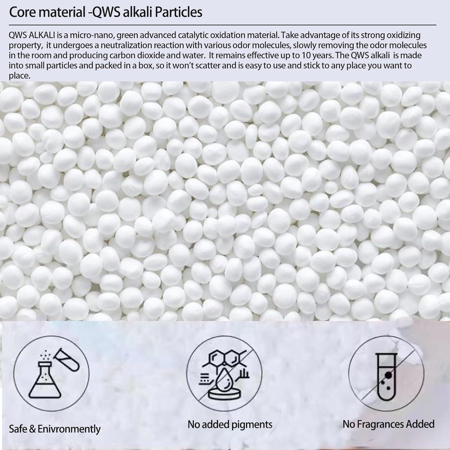 Desodorante de Nevera y Zapatos Alcalino QWS - 8 Piezas