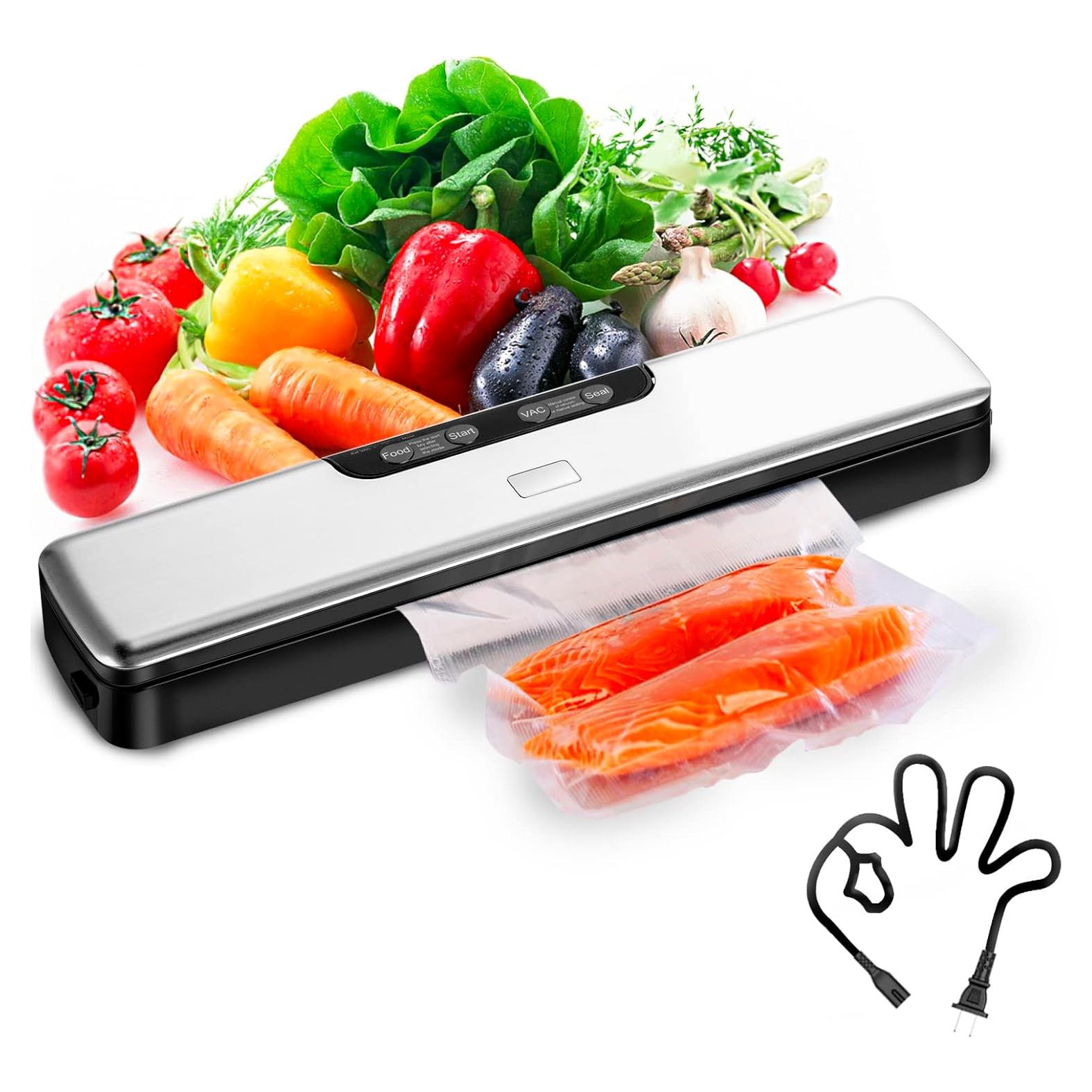 Selladora al Vacío BEYUAM BTAP15 5 en 1 con 15 Bolsas