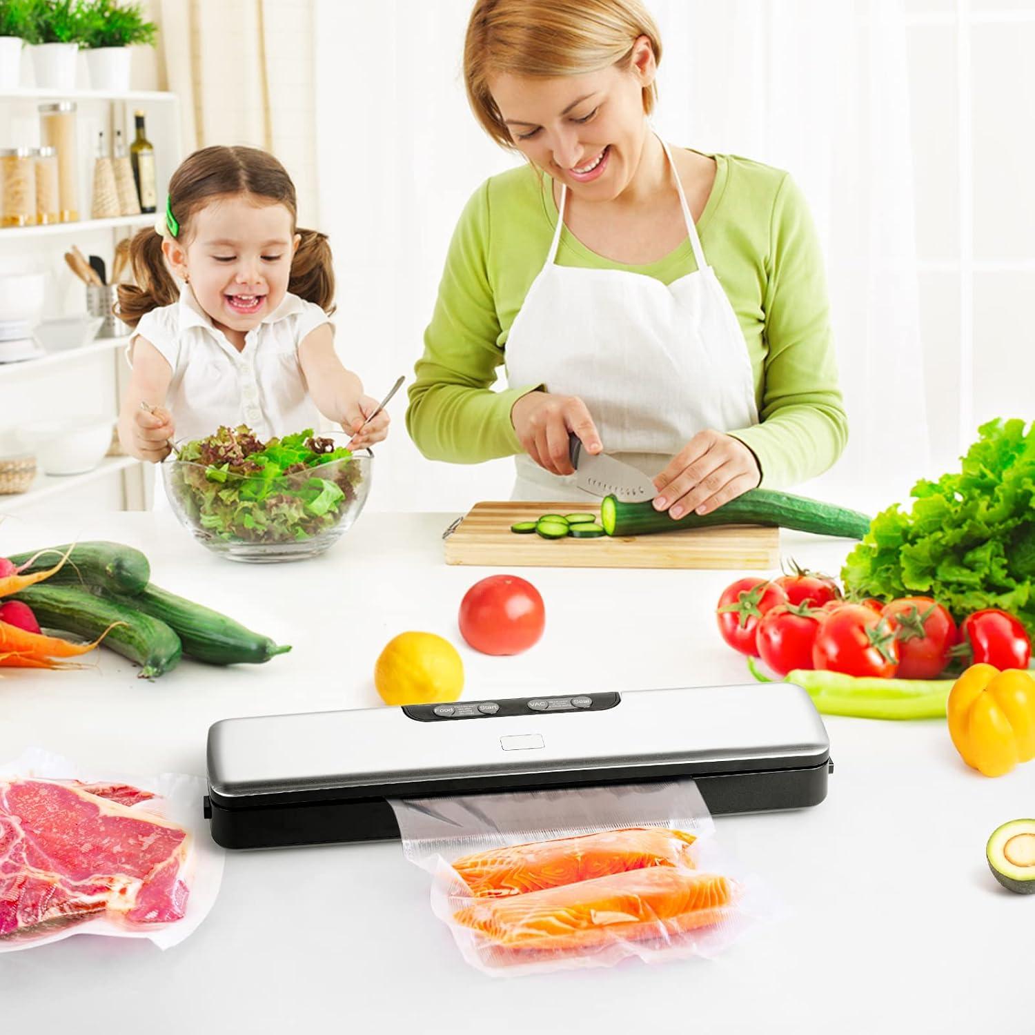 Selladora al Vacío BEYUAM BTAP15 5 en 1 con 15 Bolsas