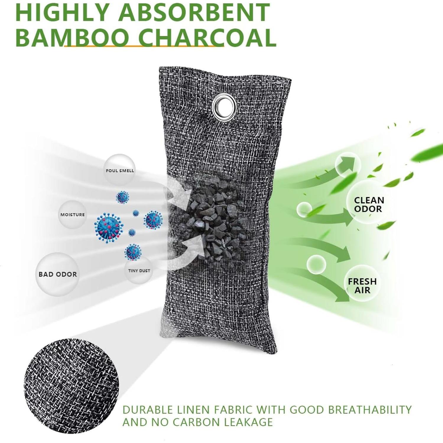 Paquete de 12 Bolsas de Carbón Activado WSSROGY 60g - Purificadoras de Aire