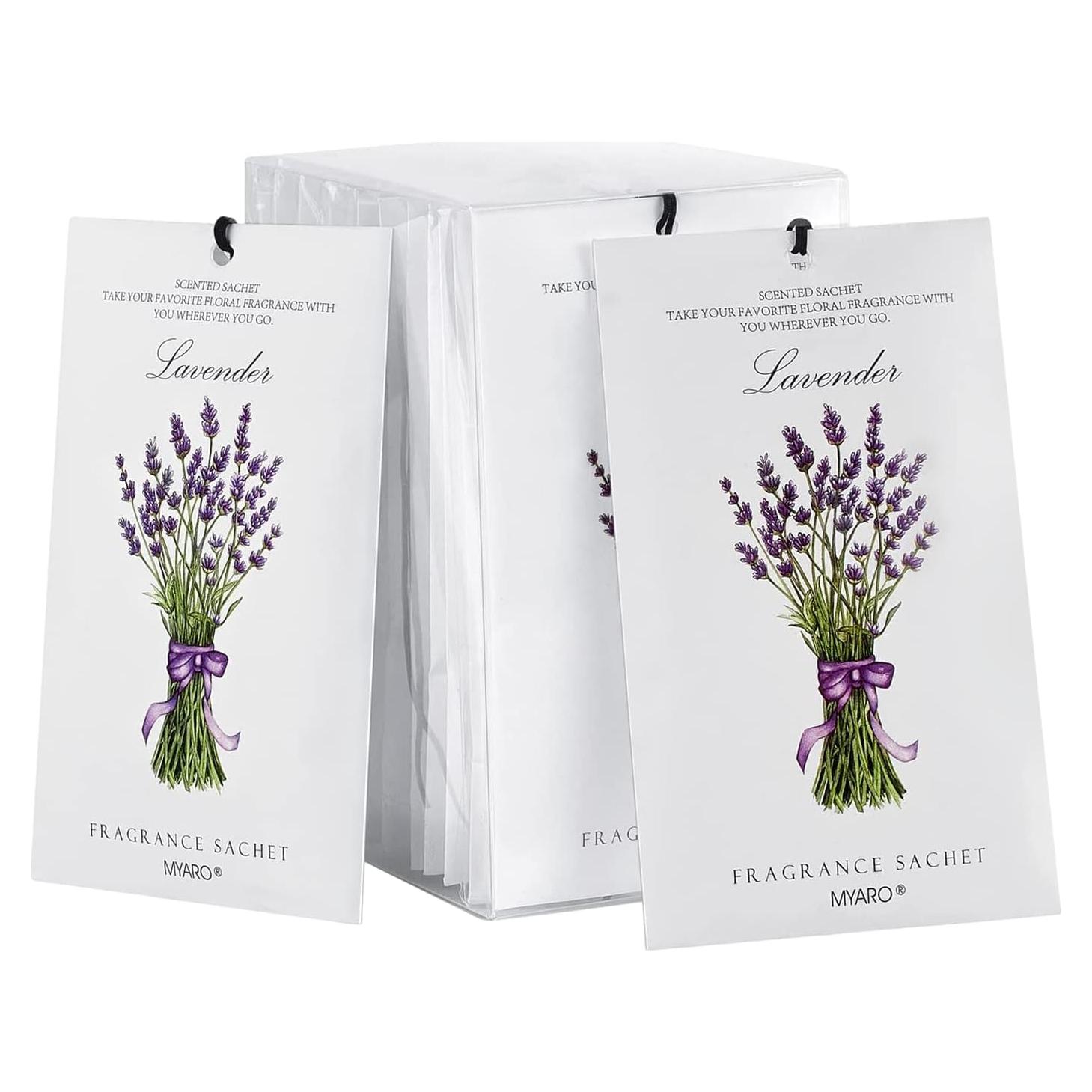 Bolsitas Aromáticas MYARO 12 Unidades Lavanda 10,49x7,01 cm