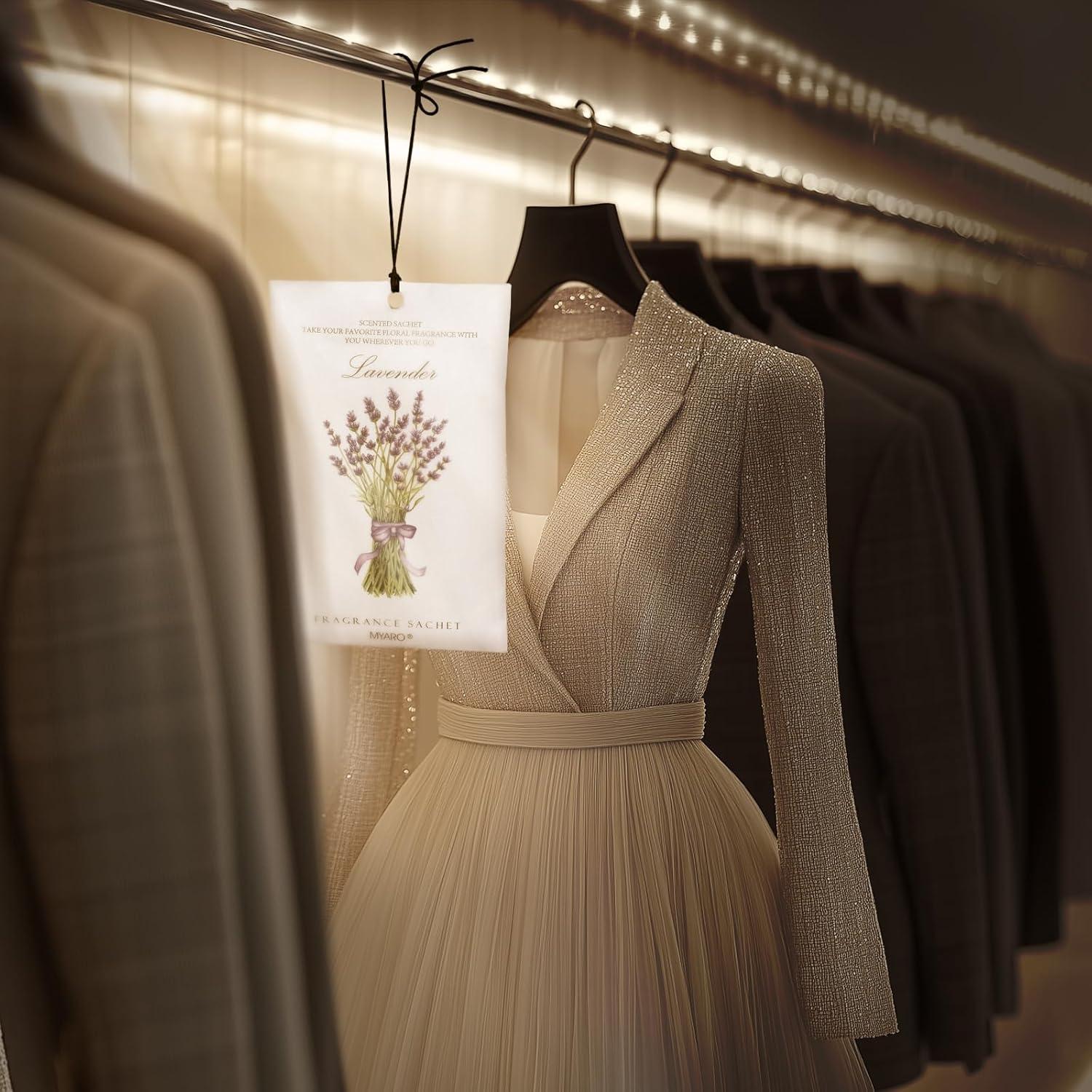 Bolsitas Aromáticas MYARO 12 Unidades Lavanda 10,49x7,01 cm