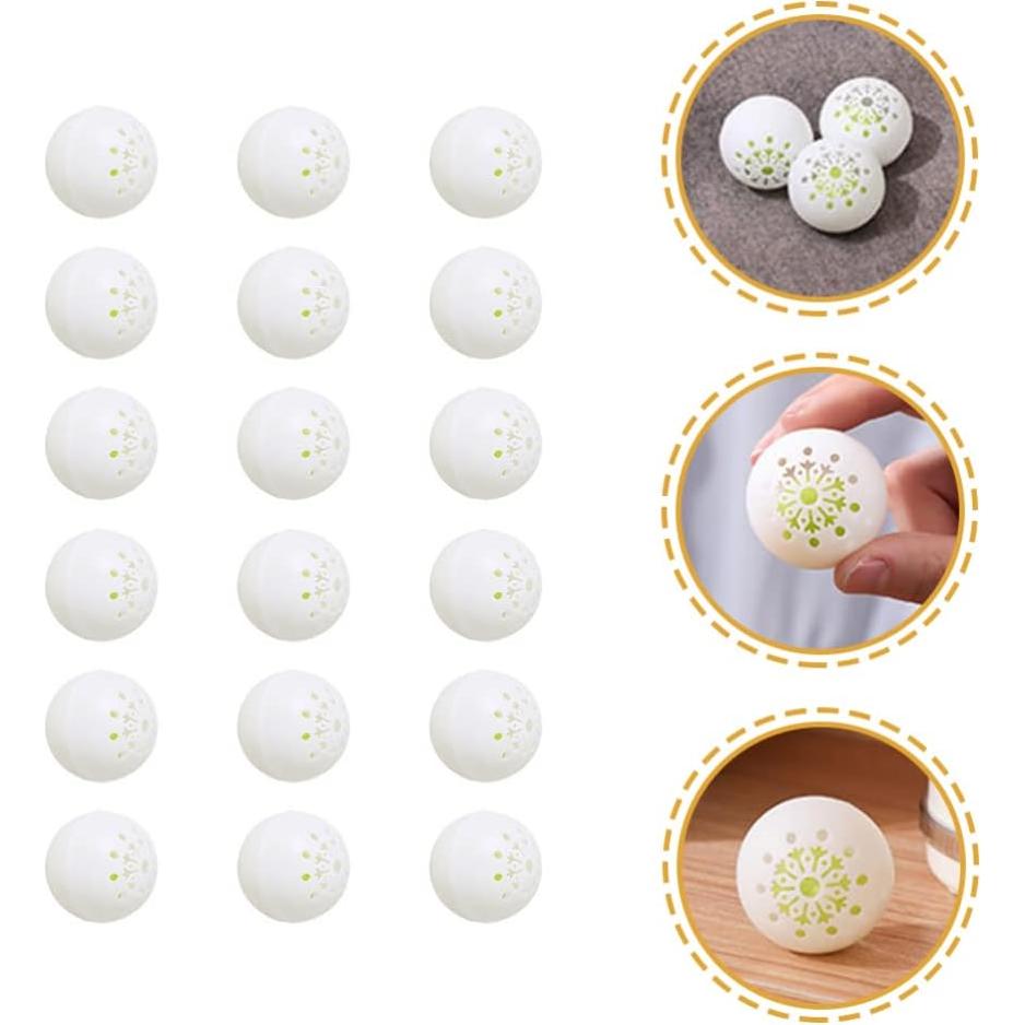 18 Bolas Desodorantes BESPORTBLE 4 cm para Zapatillas y Armarios