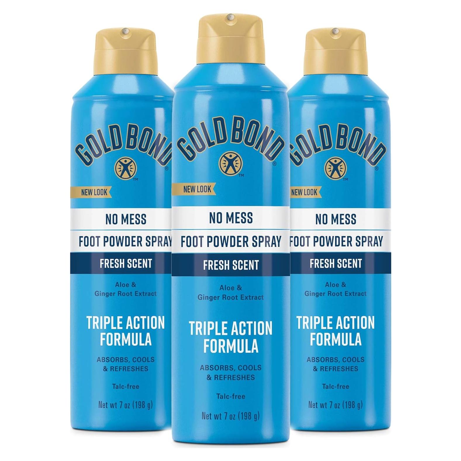 Gold Bond Spray de Polvo para Pies Sin Talco 198 g Aroma Fresco