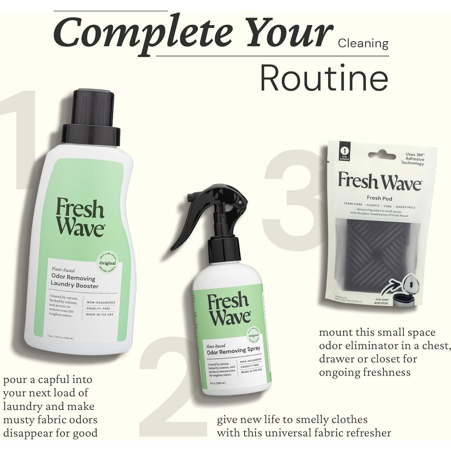 Fresh Wave Spray Eliminador de Olores 236 ml - Paquete de 2