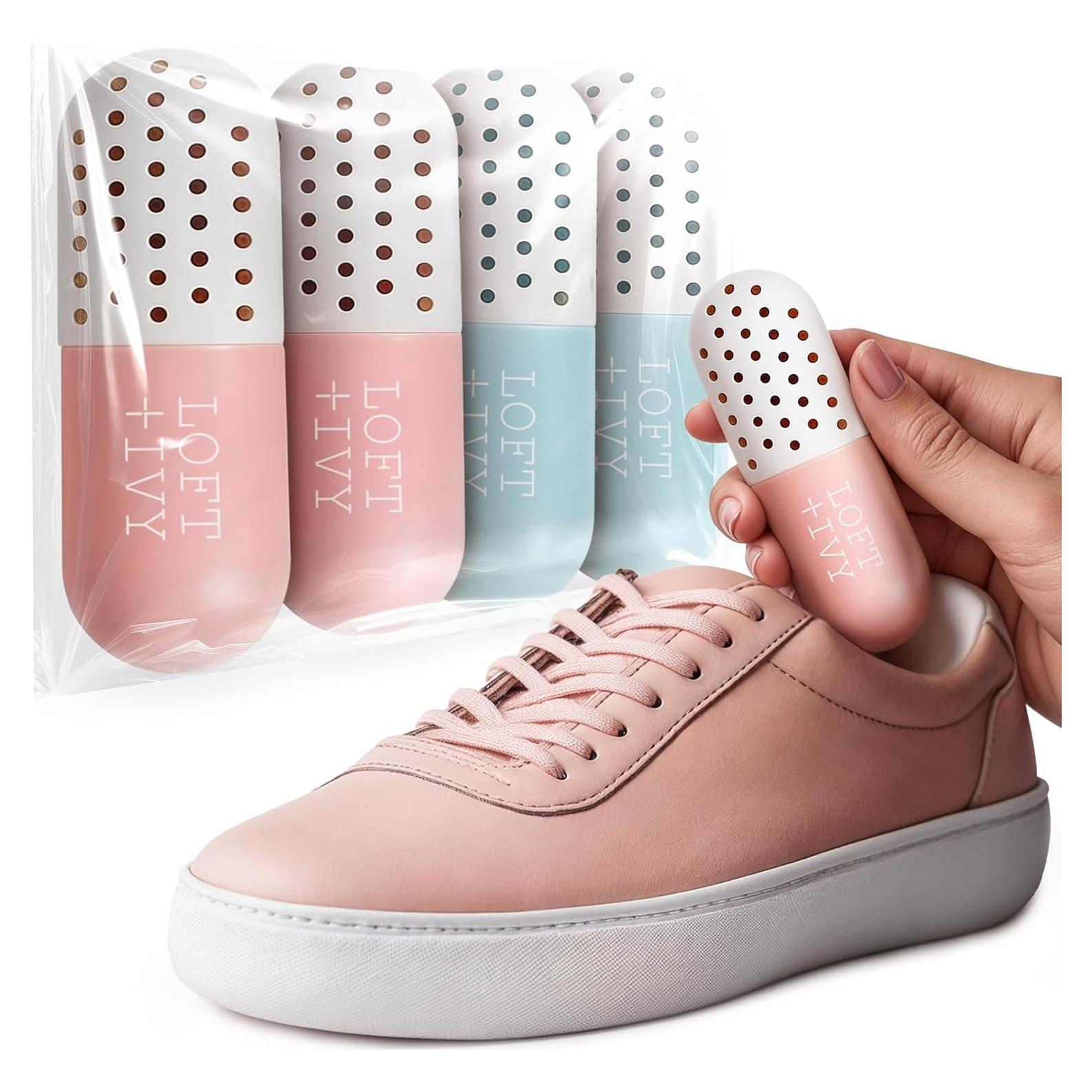 Bolas Desodorantes para Zapatos LOFT & IVY - Paquete de 4