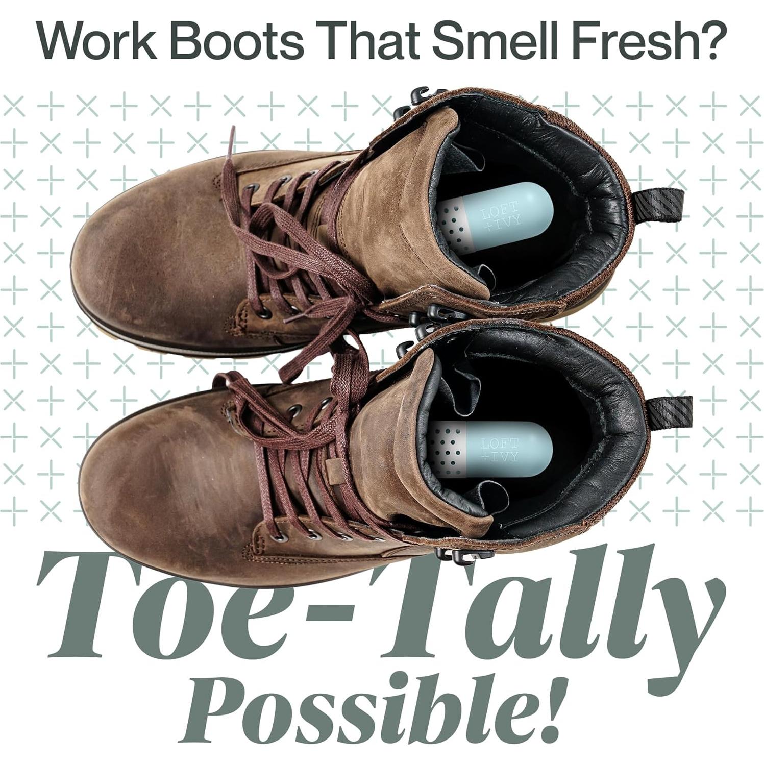 Bolas Desodorantes para Zapatos LOFT & IVY - Paquete de 4