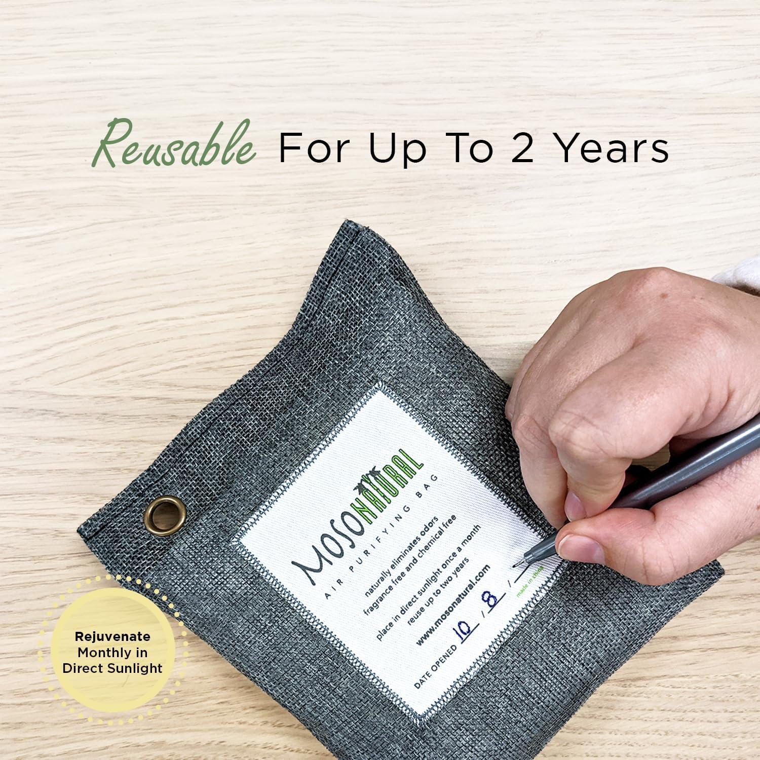 Moso Natural Bolsa Purificadora de Aire 200g Carbón Bambú