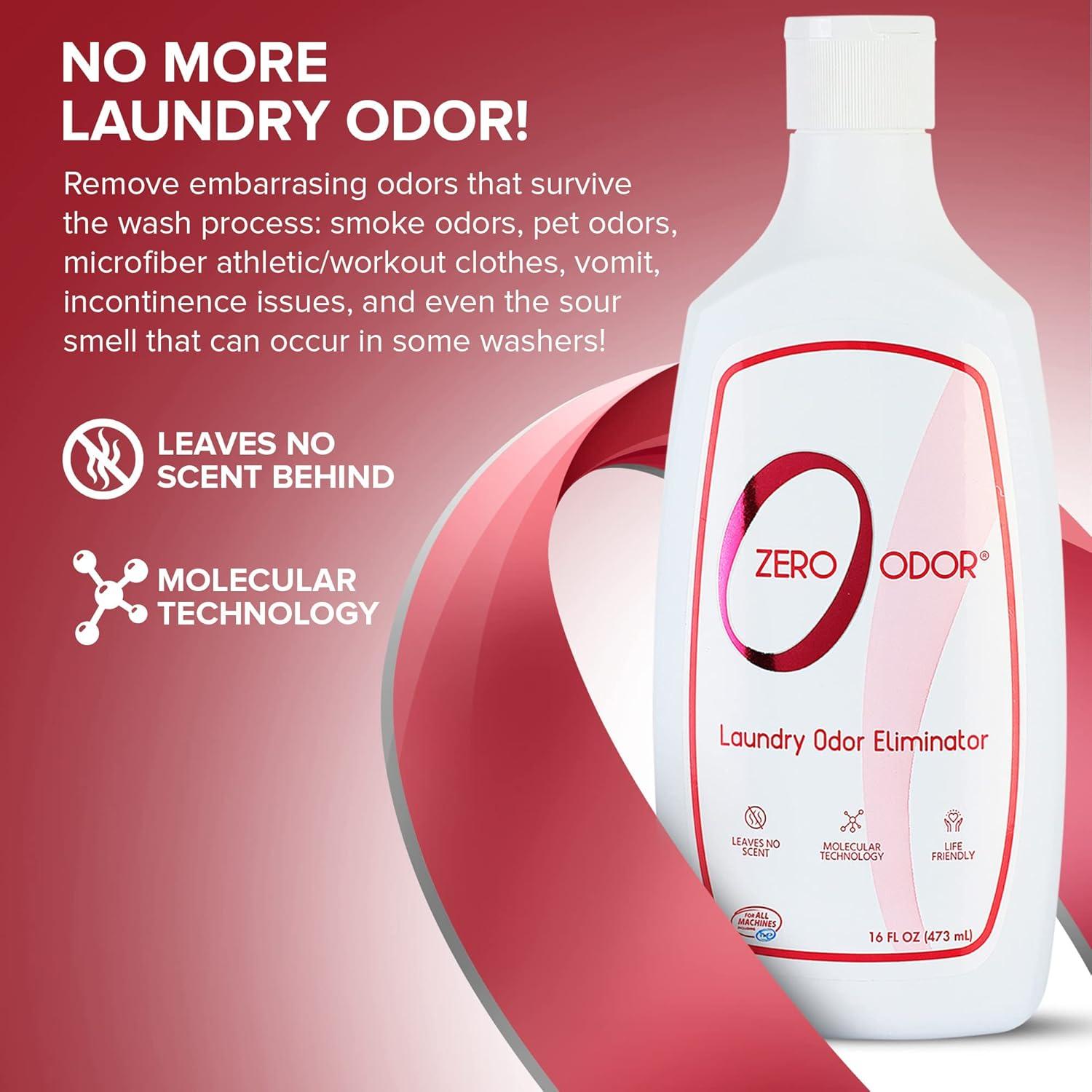 Zero Odor Eliminador de Olores para Lavandería 473 ml