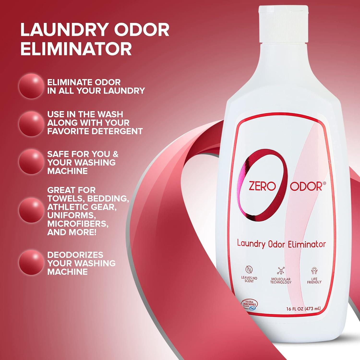 Zero Odor Eliminador de Olores para Lavandería 473 ml