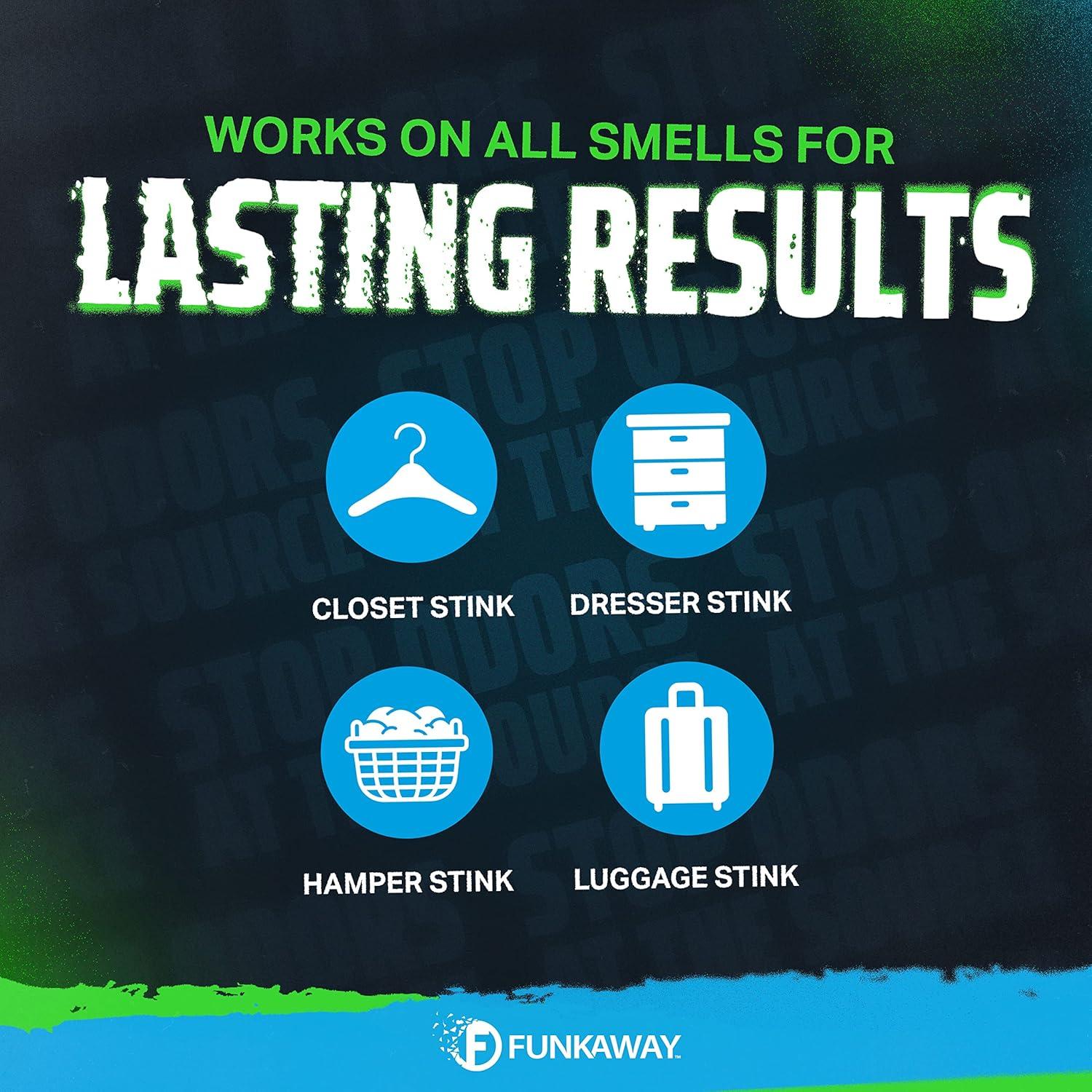 FunkAway Eliminador de Olores Sachet 110g para Closet