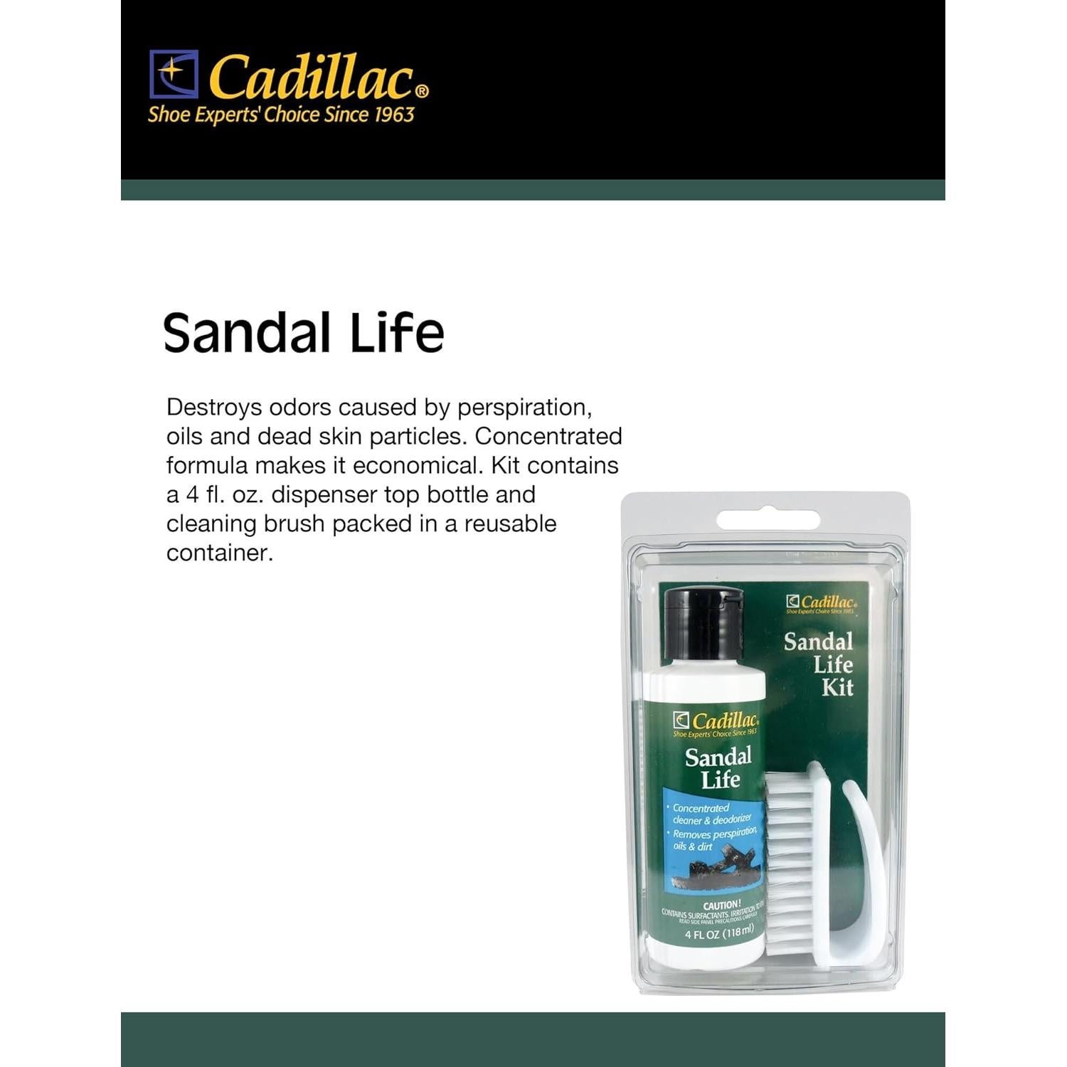 Kit de Limpieza Cadillac Sandal Life para Sandalias y Zapatos