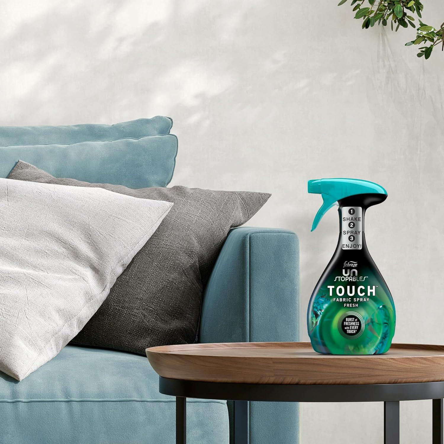 Febreze Unstopables Touch Spray Tela 500ml Paquete 2 Fresco Brisa