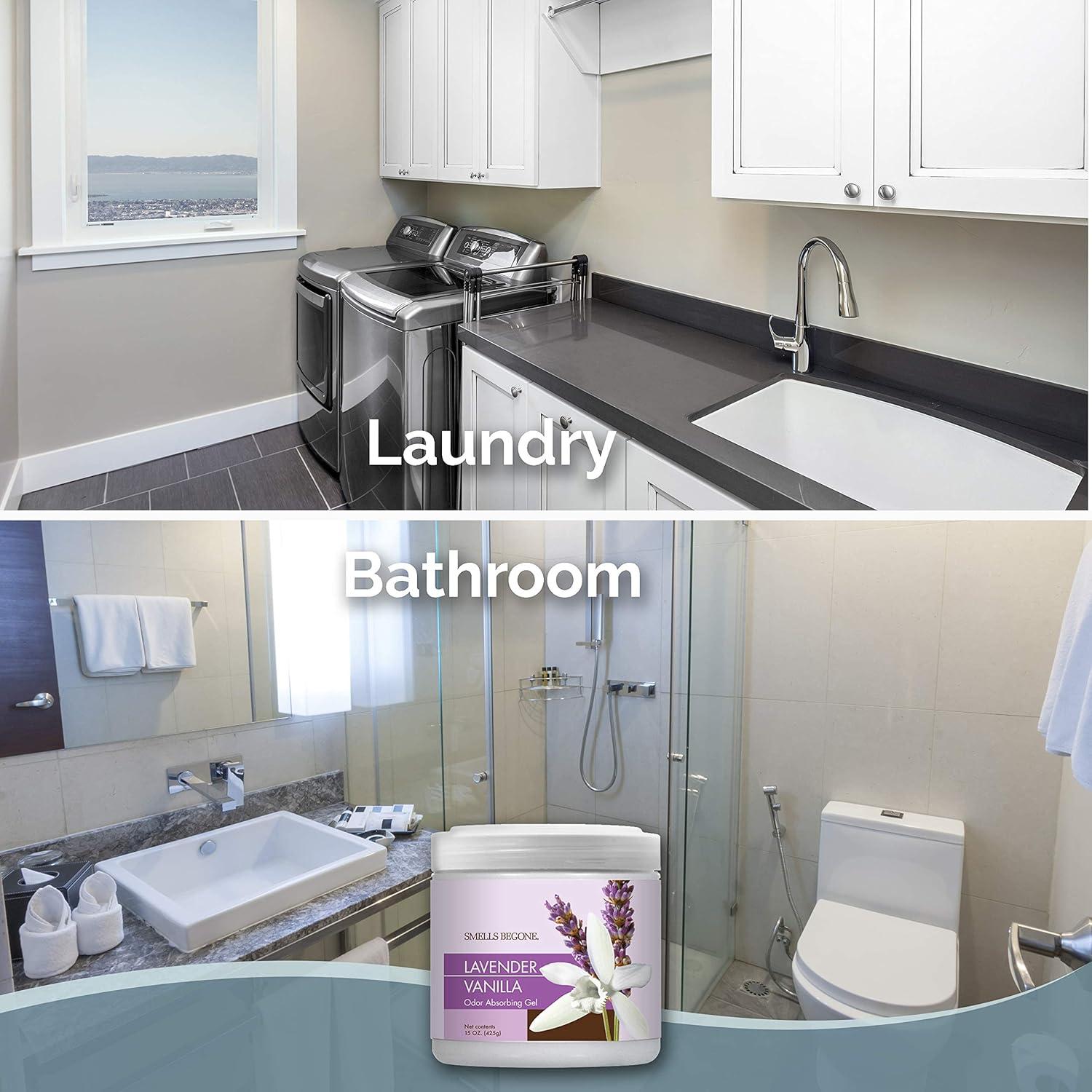 Gel Absorbente de Olores Smells Begone 425g Lavanda Vainilla