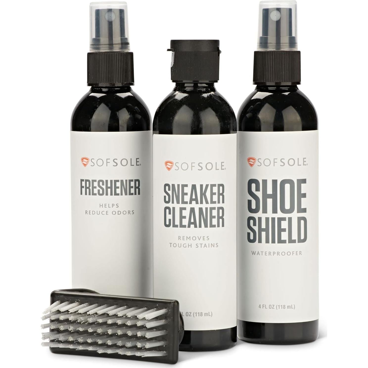 Kit de Cuidado para Zapatillas Sof Sole - Limpiador, Ambientador y Protector