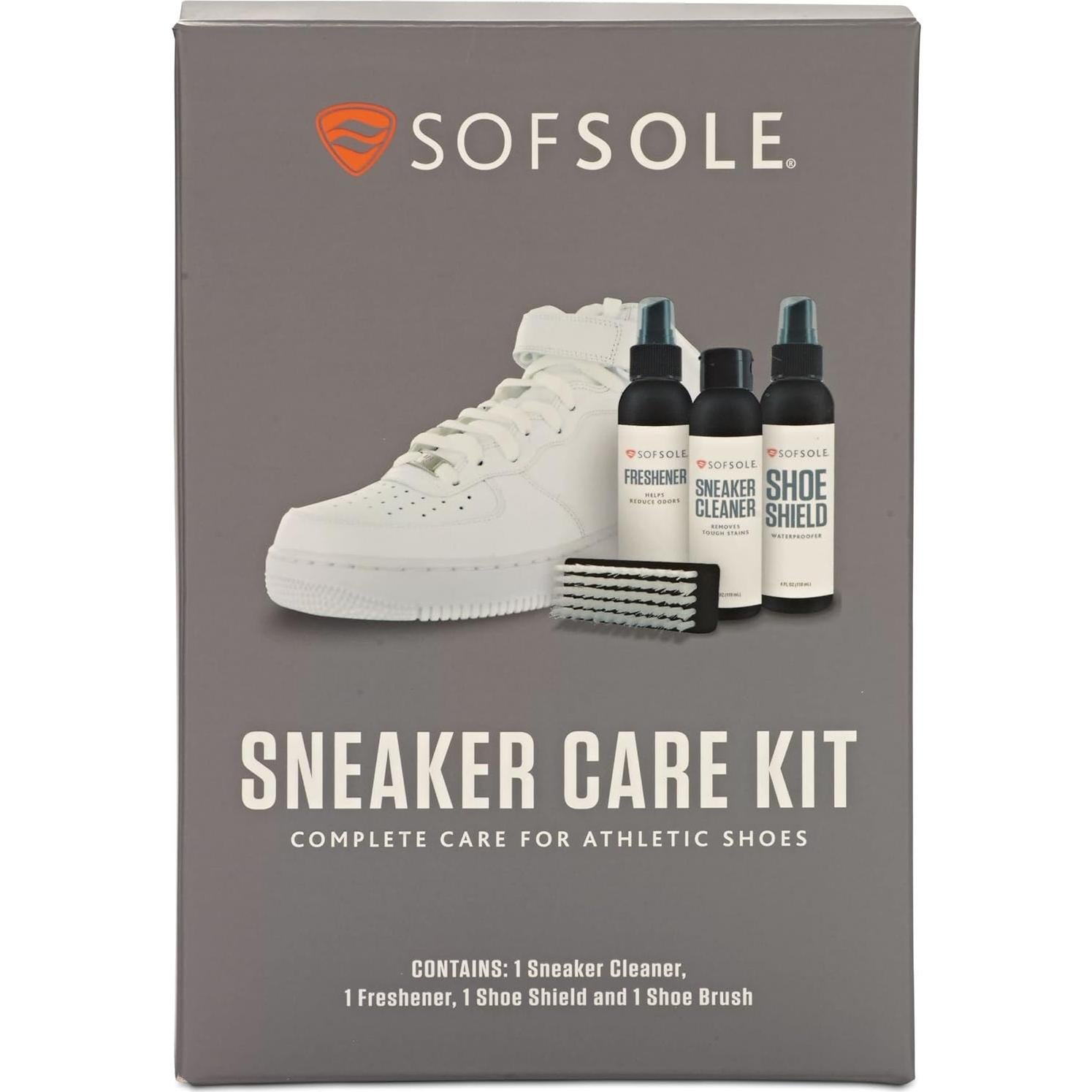 Kit de Cuidado para Zapatillas Sof Sole - Limpiador, Ambientador y Protector