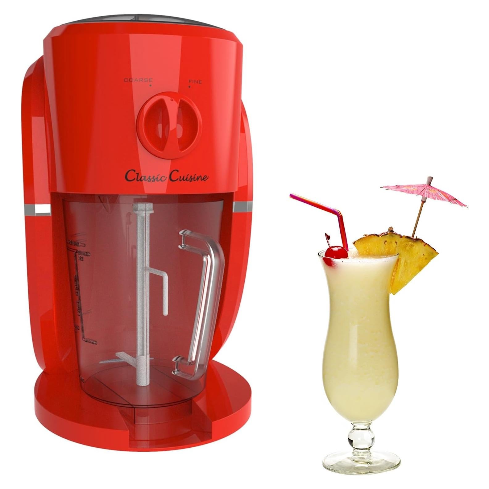 Máquina de Bebidas Congeladas Classic Cuisine 1.1L Rojo