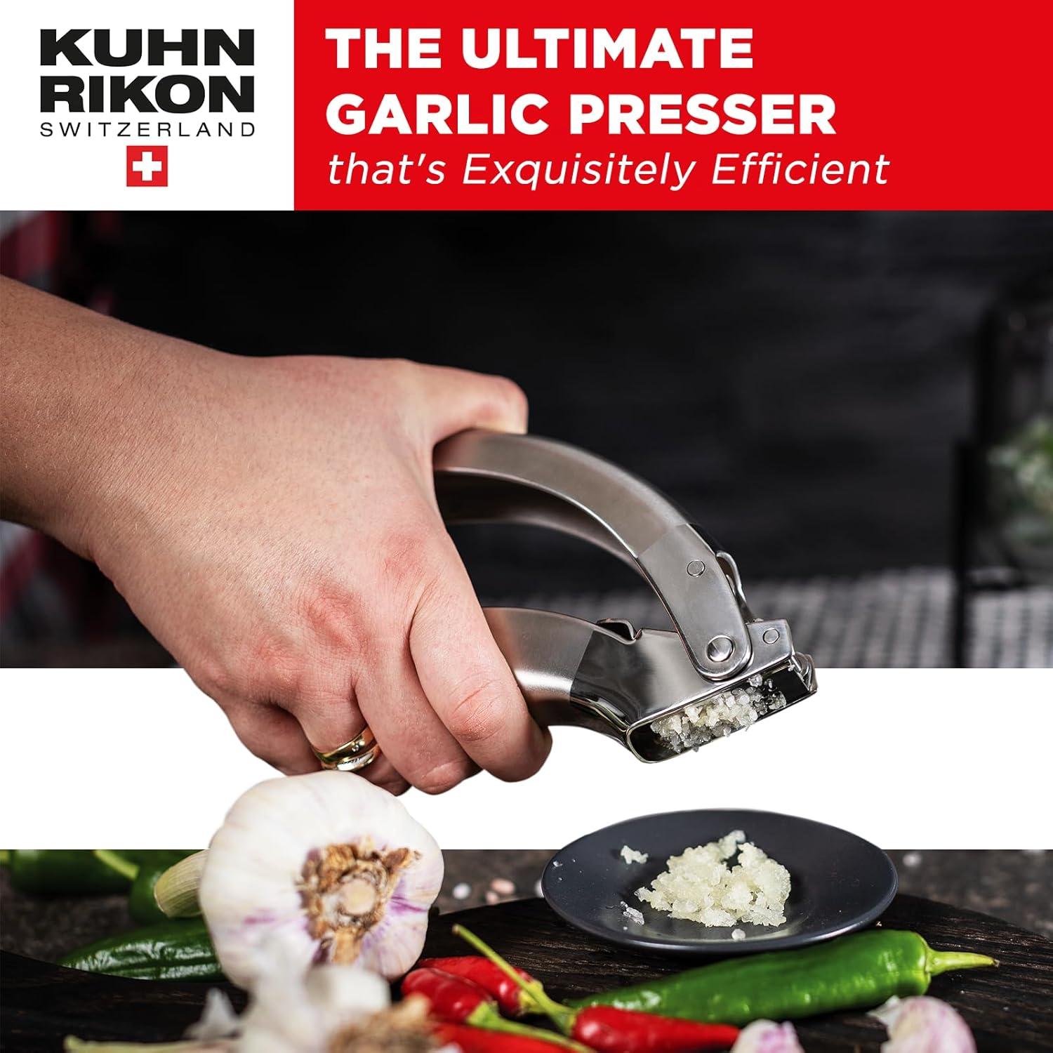 Prensa de Ajo Kuhn Rikon Epicurean Acero Inoxidable 16,5 cm