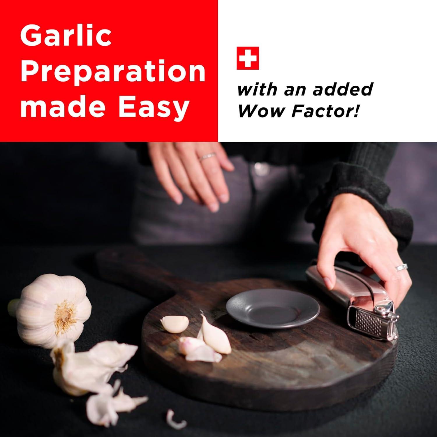 Prensa de Ajo Kuhn Rikon Epicurean Acero Inoxidable 16,5 cm