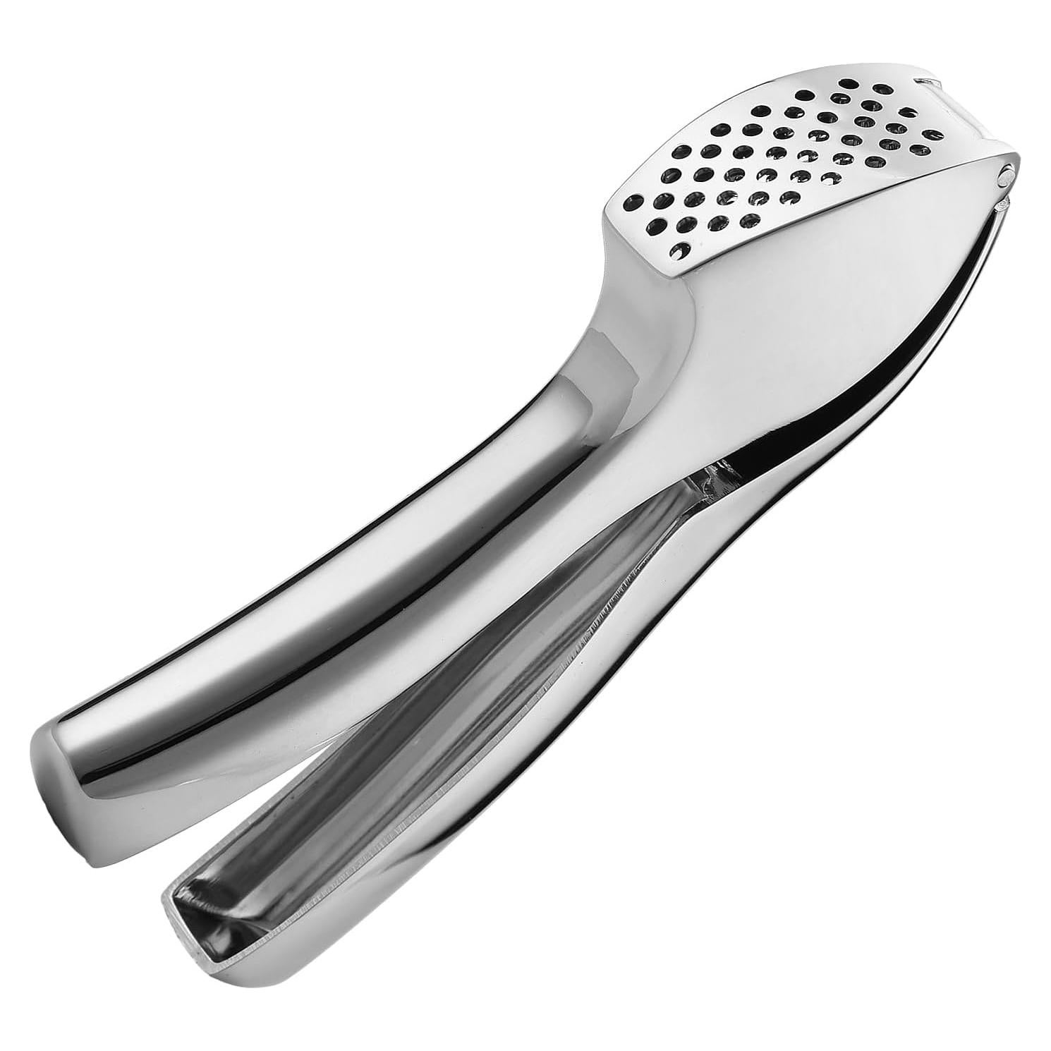 Prensa de Ajo DOSMAMZ de Zinc Cromado, 17.78 cm, Fácil Limpieza