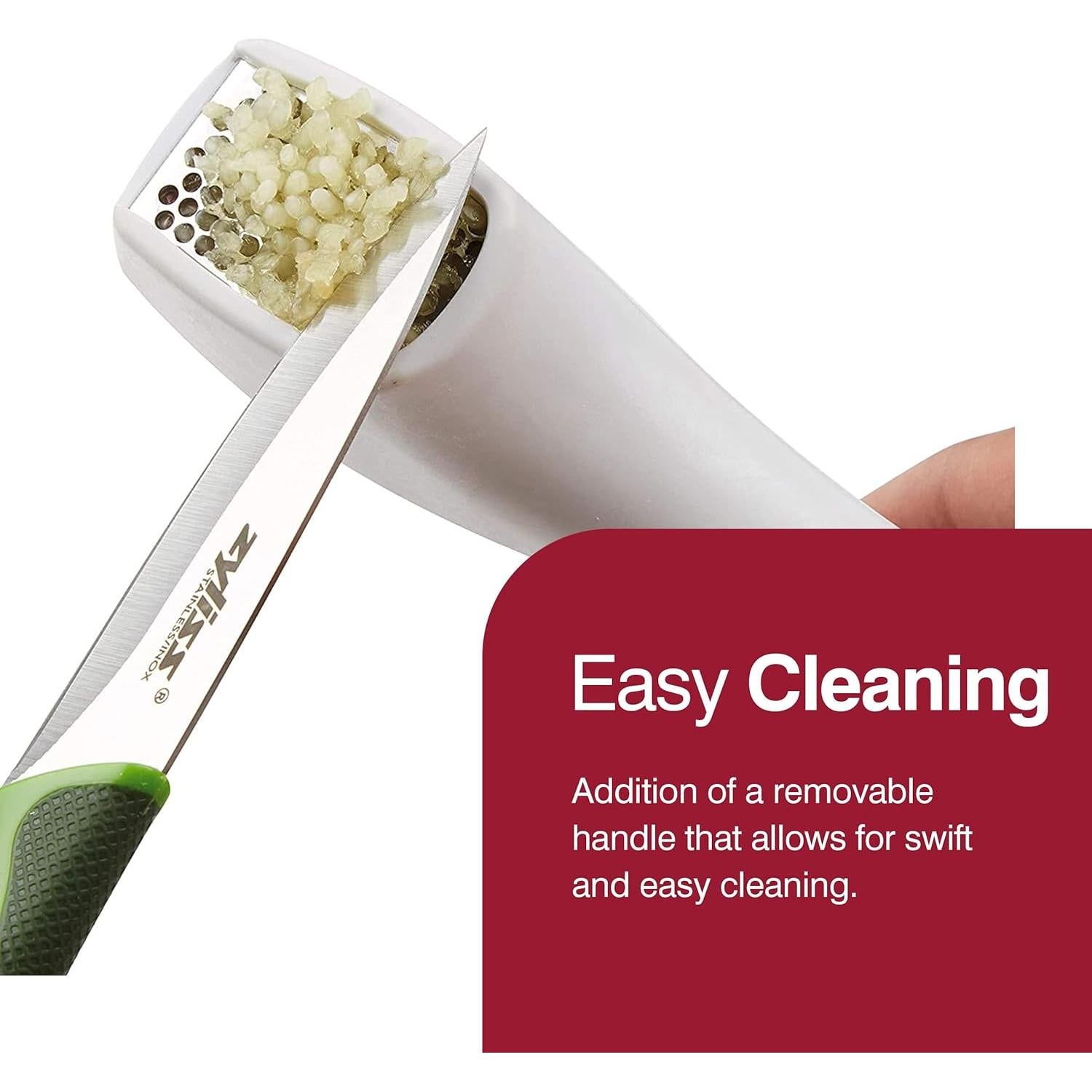 Prensa de Ajo Zyliss Easy Clean - Ligera y Apta para Lavavajillas