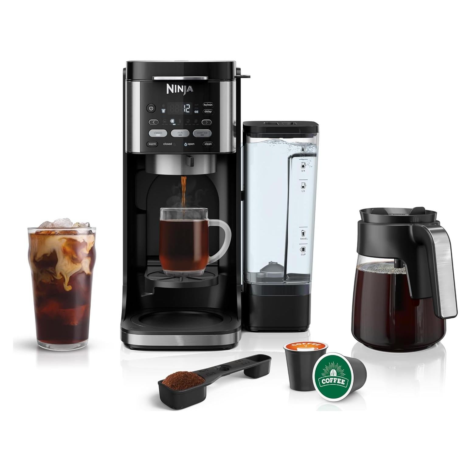 Cafetera Ninja DualBrew Pro 12 Tazas con Filtro Papel