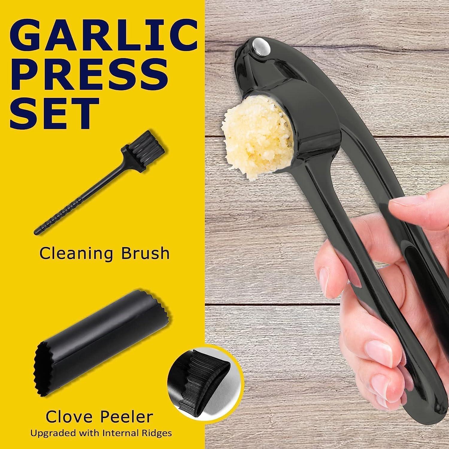 Prensa de Ajo AllStyle Acero Inoxidable Negro Mate