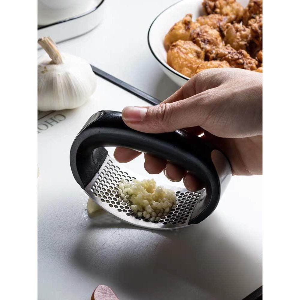 Prensador de Ajo y Jengibre Acero Inoxidable Ergonomico