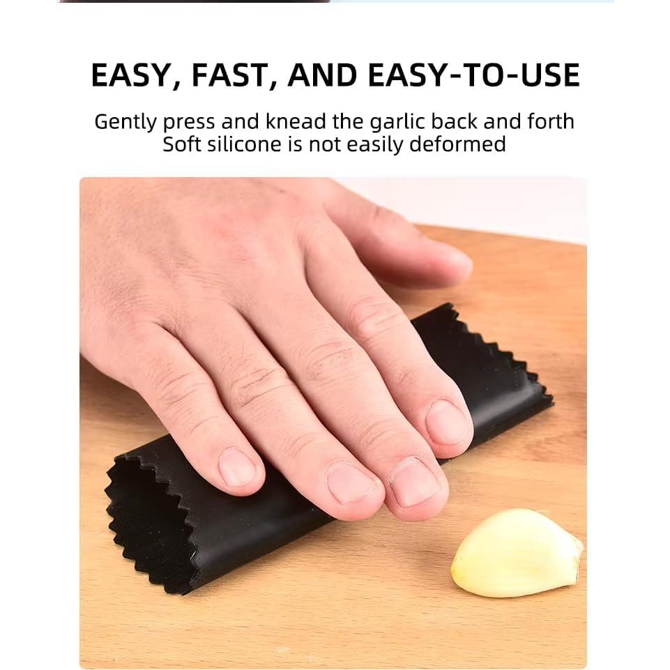 Prensa de Ajo TumbliQ Acero Inoxidable 3 Piezas