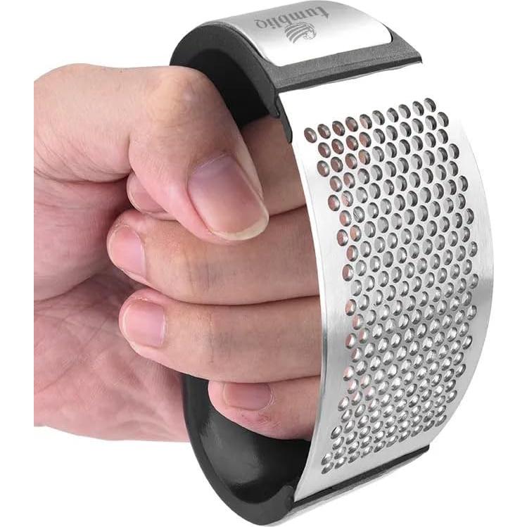 Prensa de Ajo TumbliQ Acero Inoxidable 3 Piezas