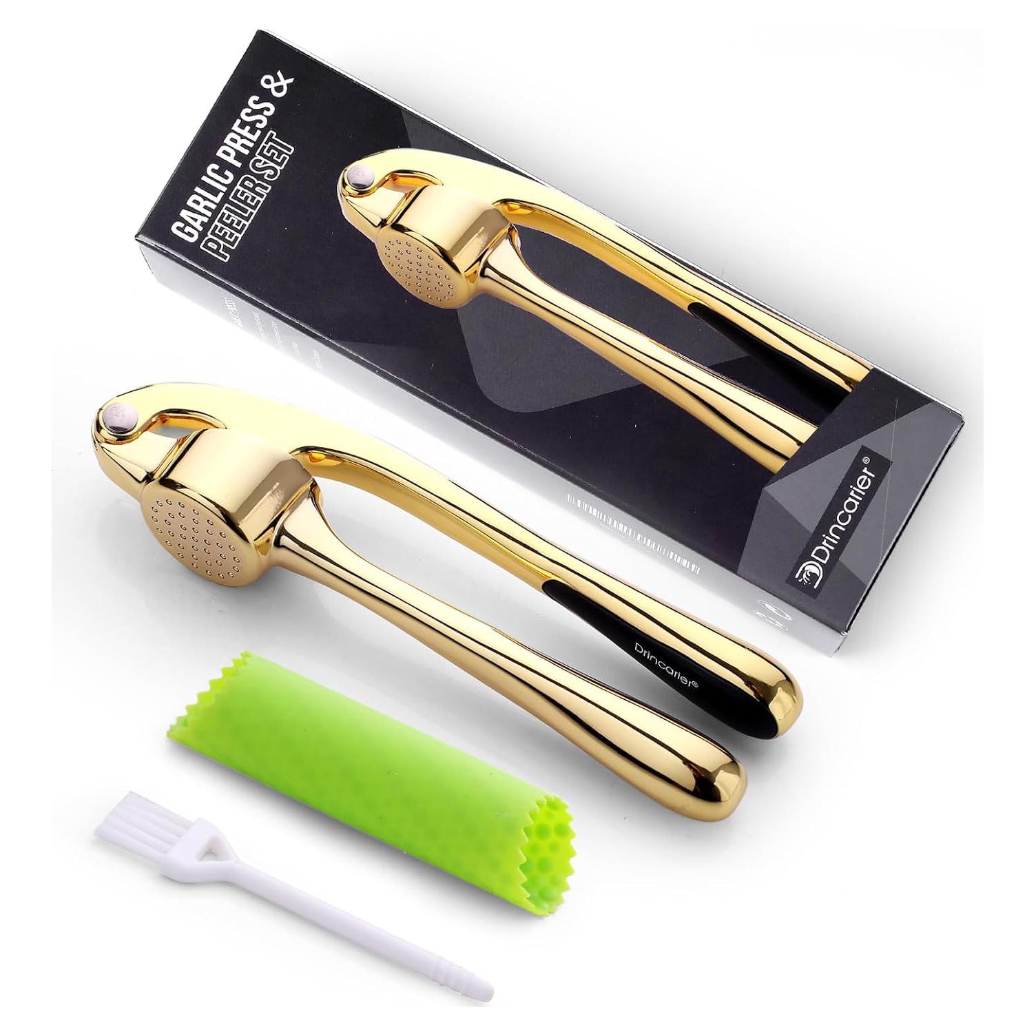 Prensa de Ajo Drincarier Oro, Picadora Profesional 303g