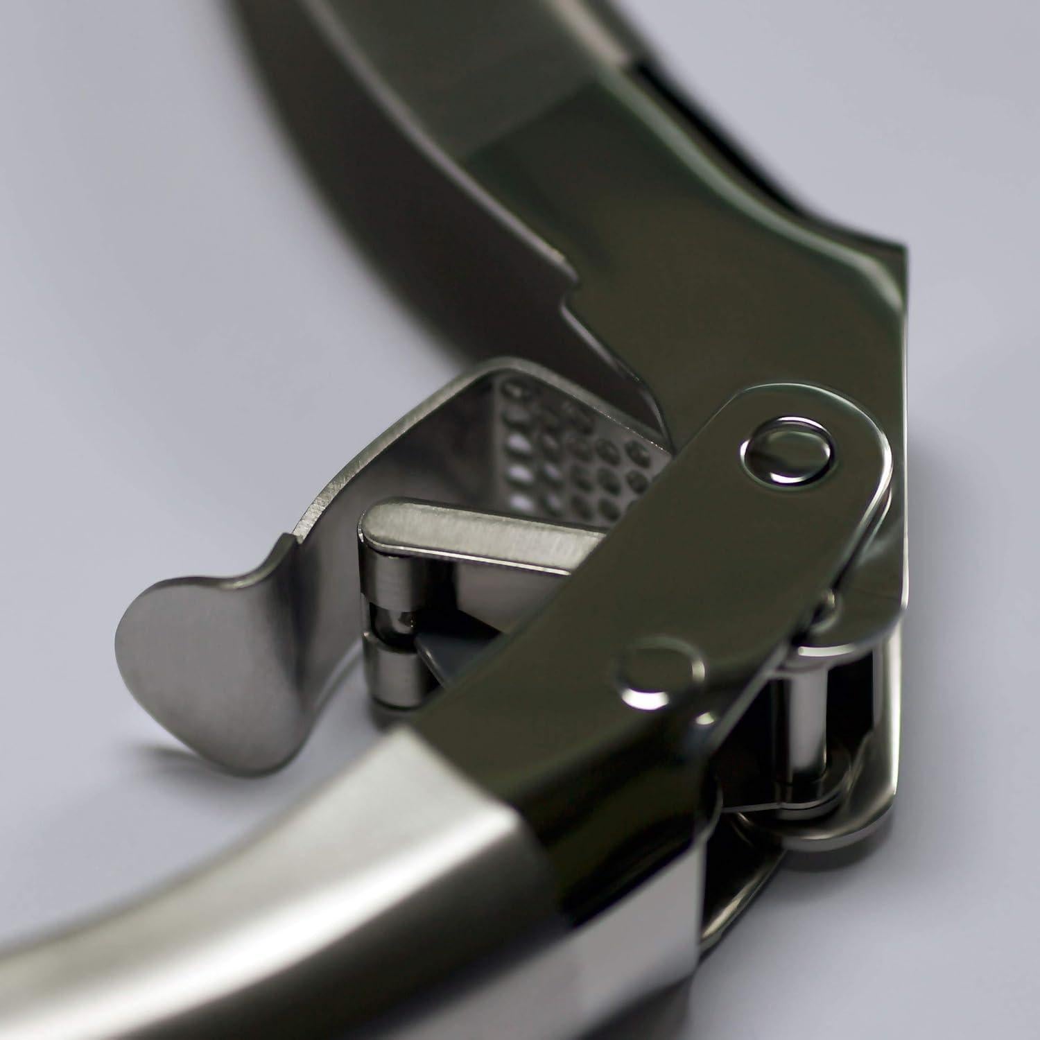 Prensa de Ajo Profesional Longmann Acero Inoxidable 370g