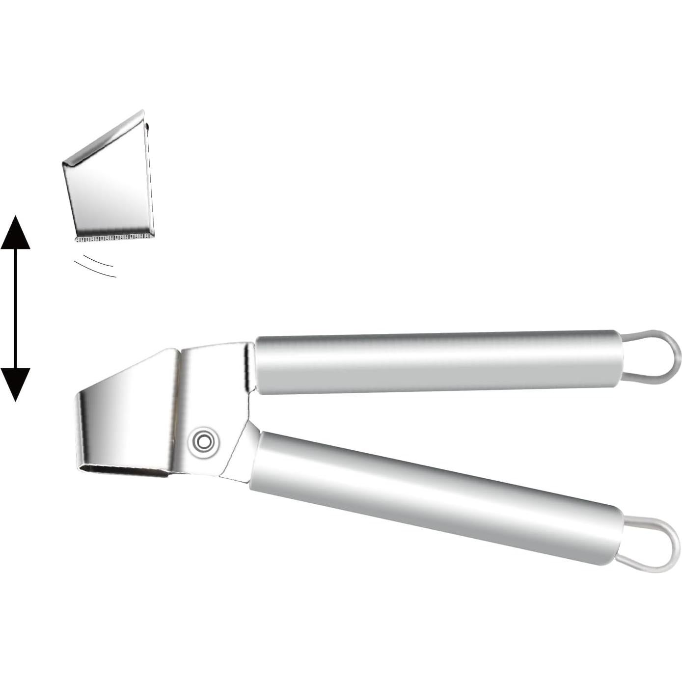 Prensa de Ajo BYVOV Acero Inoxidable Fácil de Limpiar