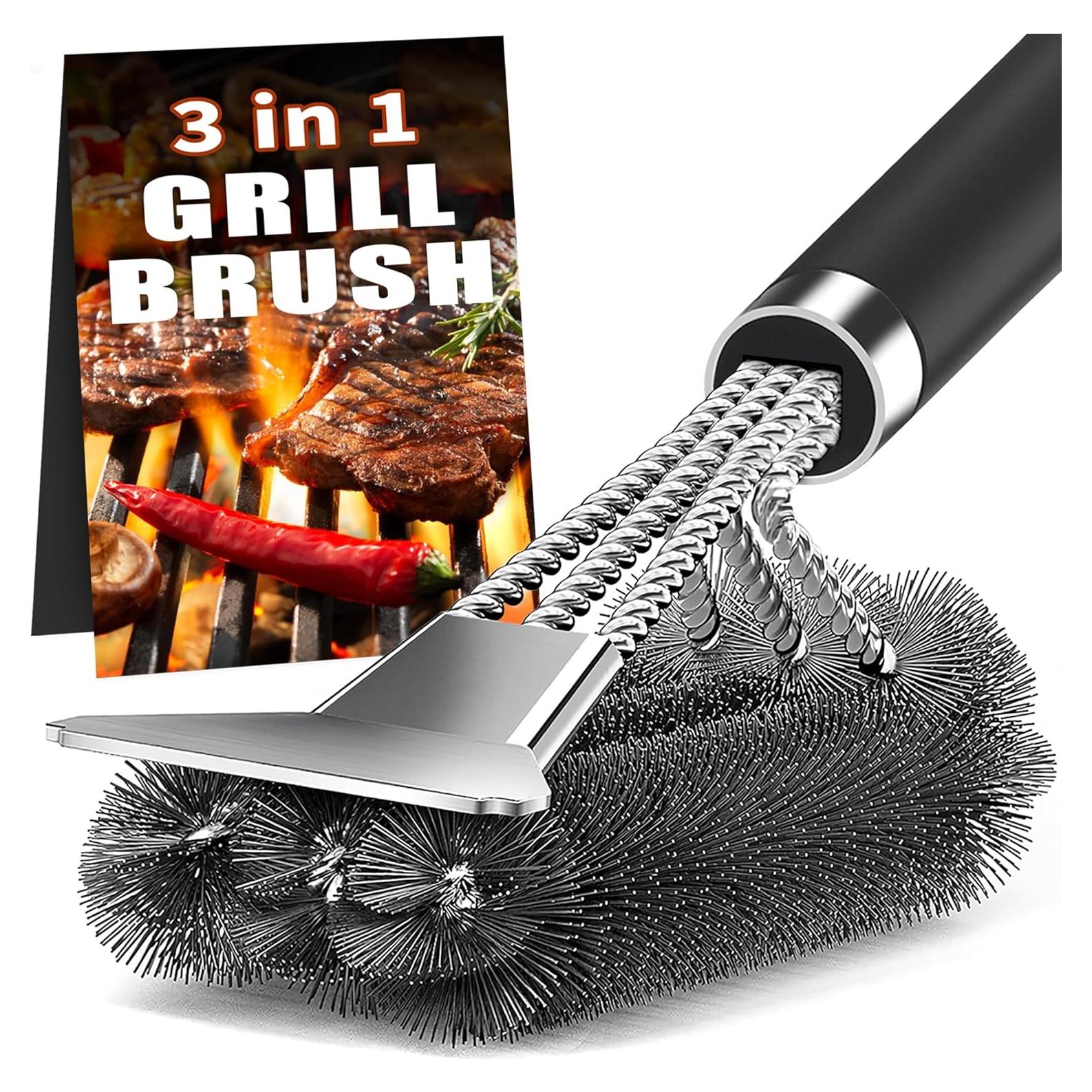 TNTOR Cepillo para Parrilla con Raspador y Abrebotellas