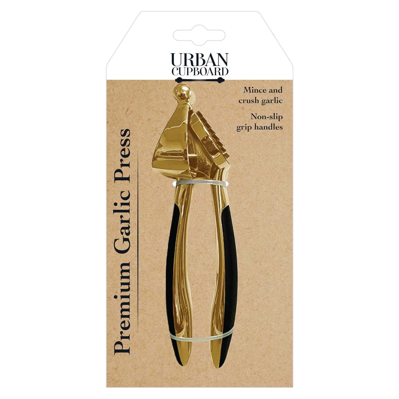 Prensa de Ajo Urban Cupboard Dorada, Apta para Lavavajillas