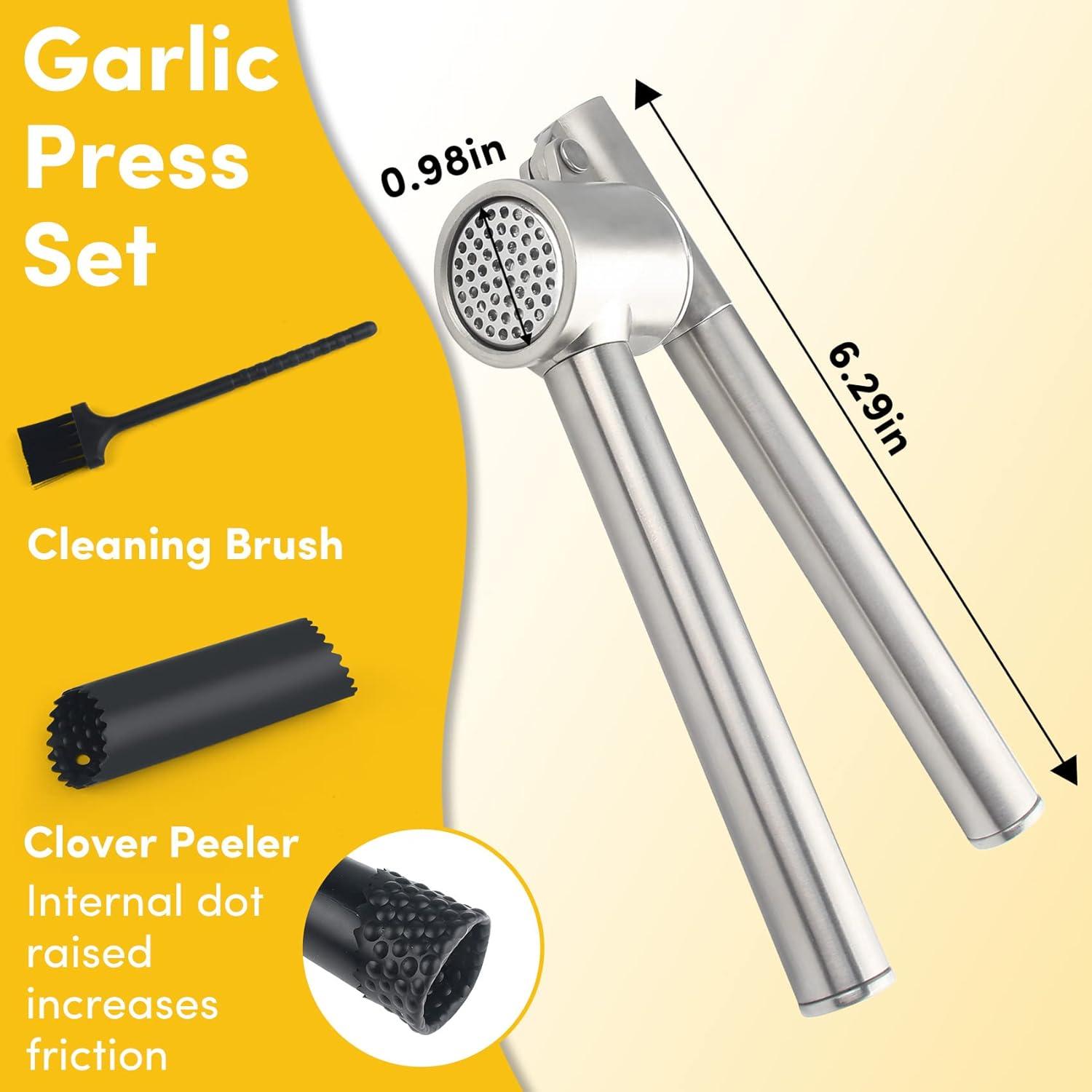 Prensa de Ajo y Picadora XiangGuanQianYing Acero Inoxidable