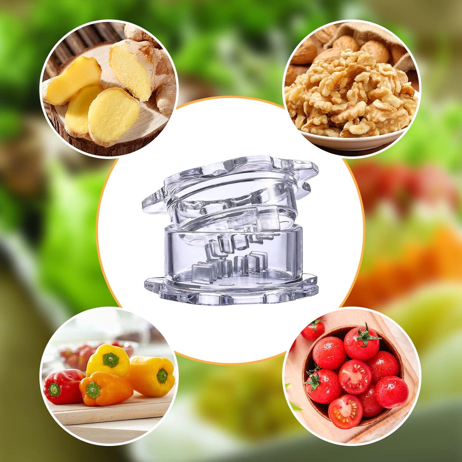 Prensa de Ajo Manual YMPEKA de Plástico y Acero Inoxidable