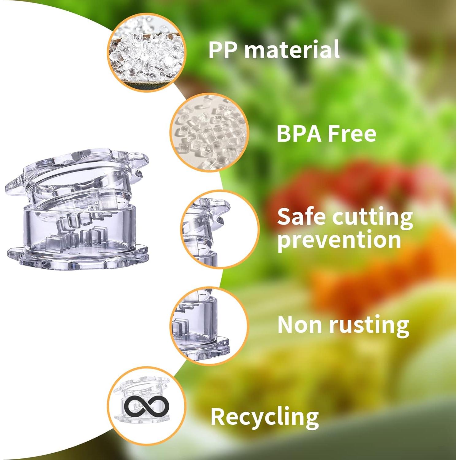 Prensa de Ajo Manual YMPEKA de Plástico y Acero Inoxidable