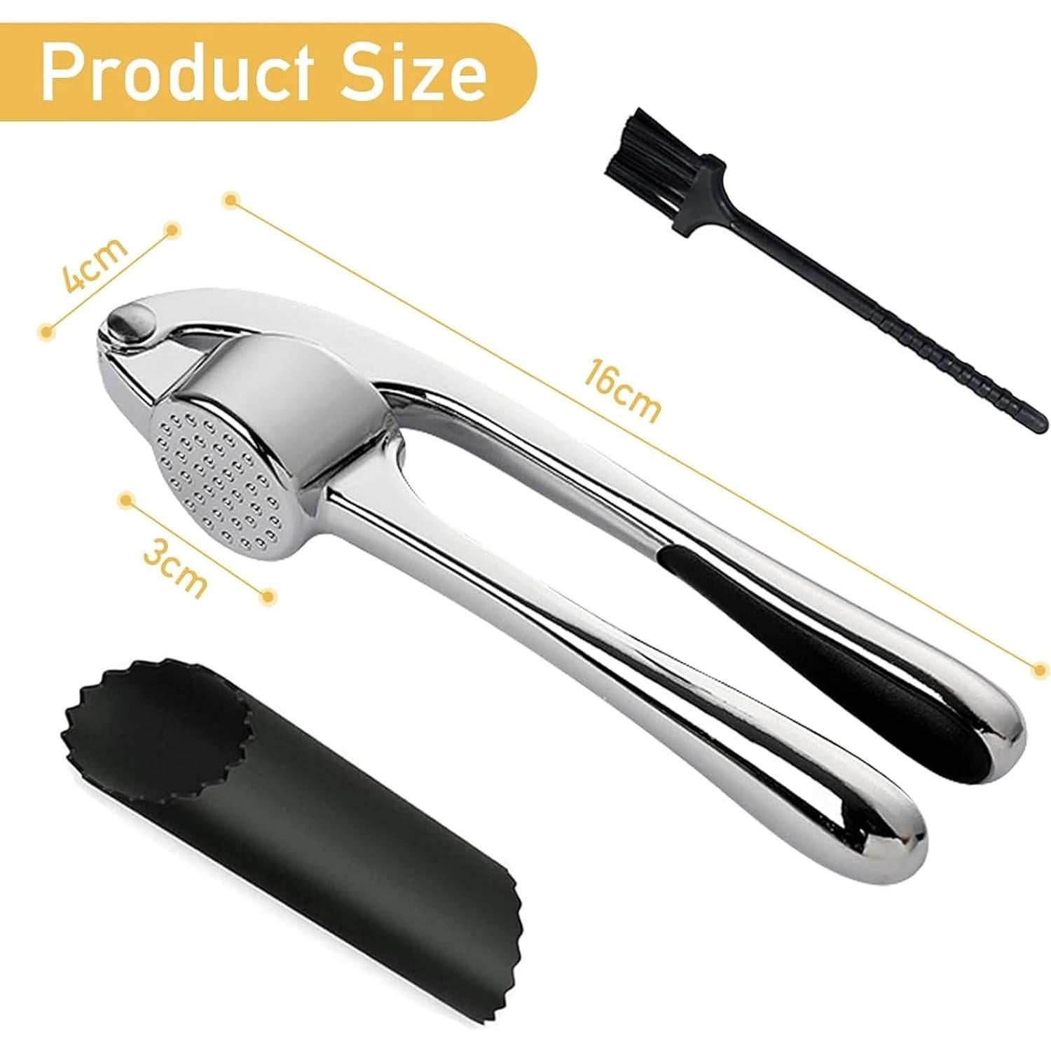 Prensa de Ajo y Jengibre Jagney Acero Inoxidable 16.5 cm