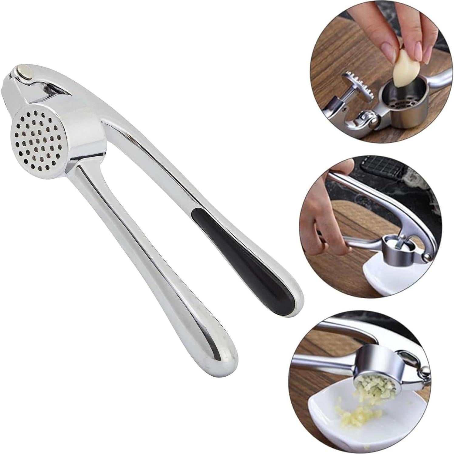 Prensa de Ajo y Jengibre Jagney Acero Inoxidable 16.5 cm