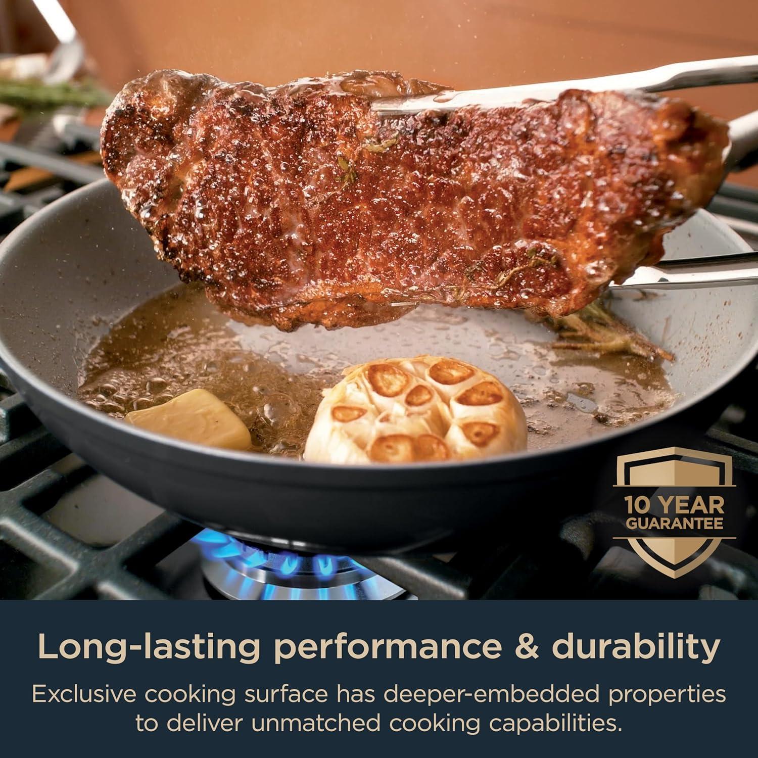 Sartén Fry Ninja Ceramic Pro 26 cm Antiadherente Azul