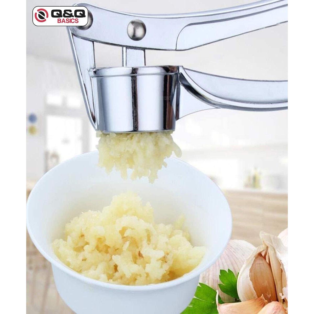 Prensa de Ajo y Jengibre Q&Q BASICS Acero Inoxidable