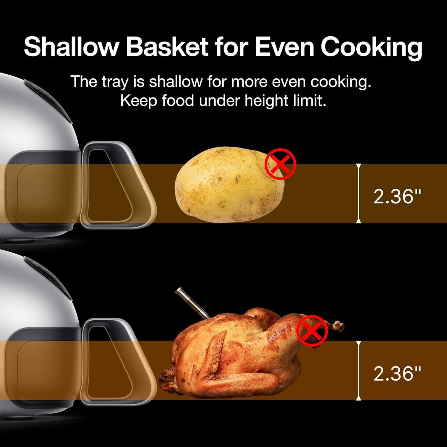 Freidora de Aire Typhur Dome 2 Digital 5.6L Autolimpiante