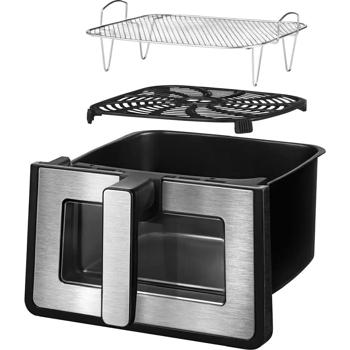 Freidora de Aire Digital Gourmia 7.5L con Ventana y Luz