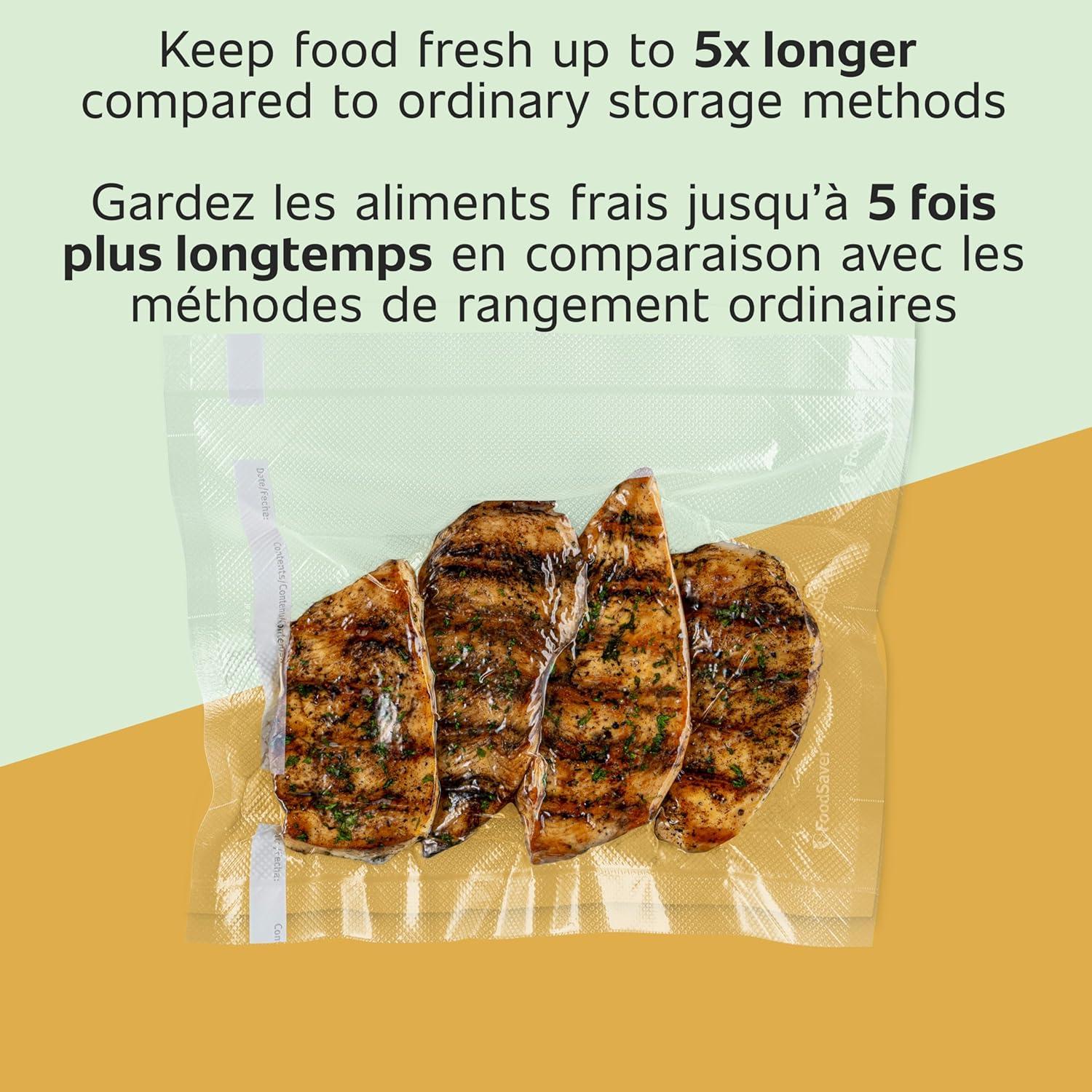 Bolsas de Sellado al Vacío FoodSaver Multipack 5 Rollos