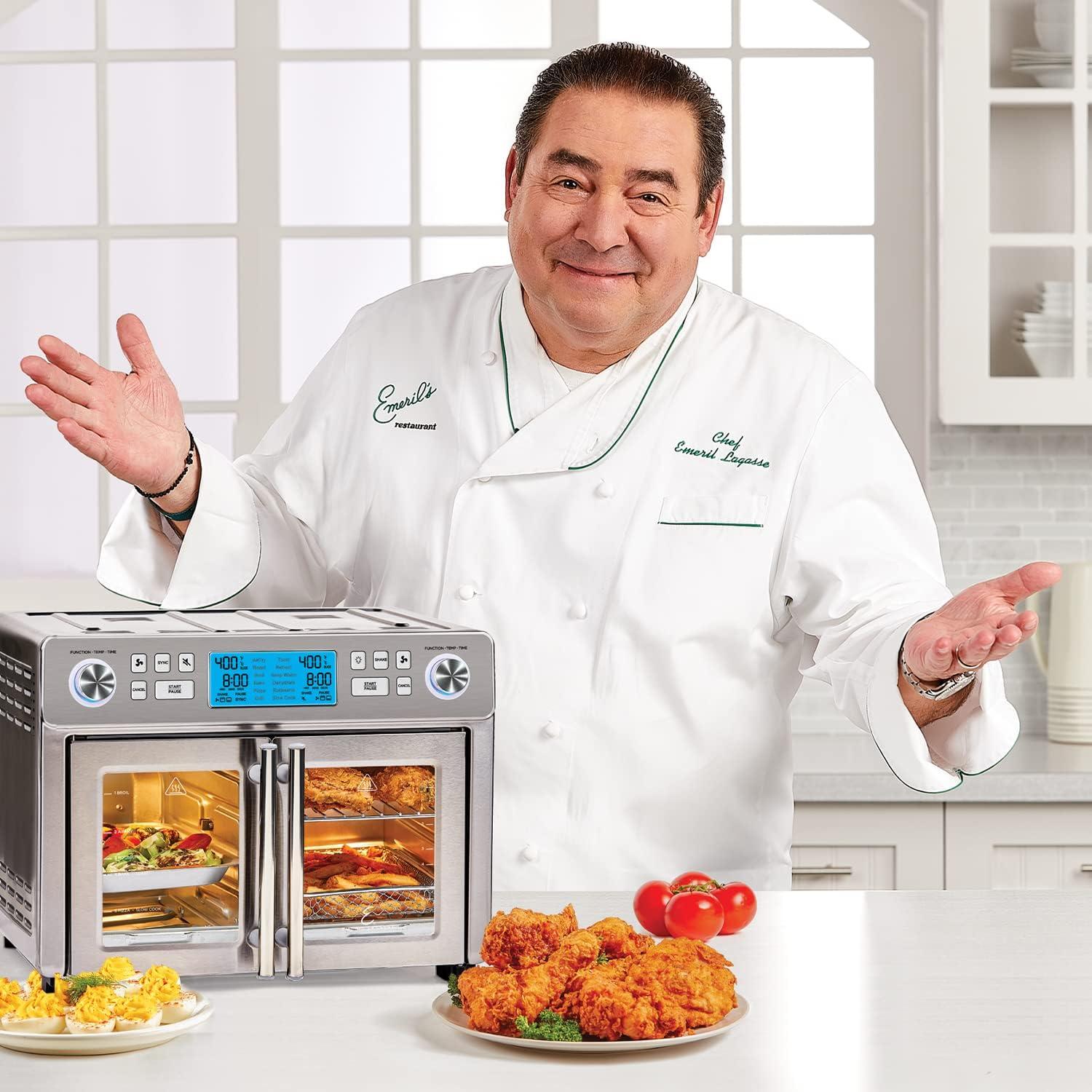 Horno de Aire Emeril Lagasse 360 Doble Zona 25 QT Acero Inoxidable