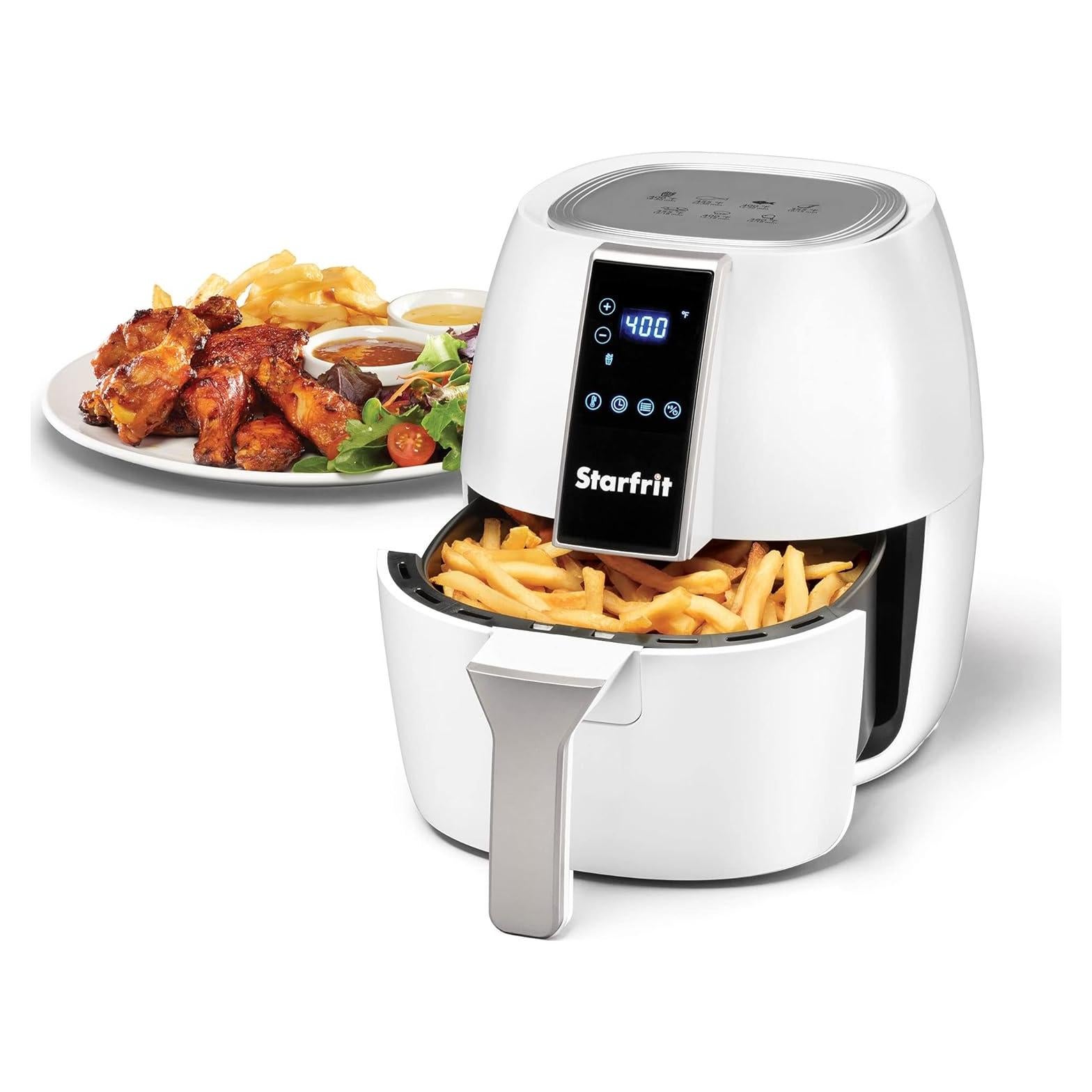 Freidora de Aire Digital Starfrit 3.5L 1400W Pantalla Táctil LED