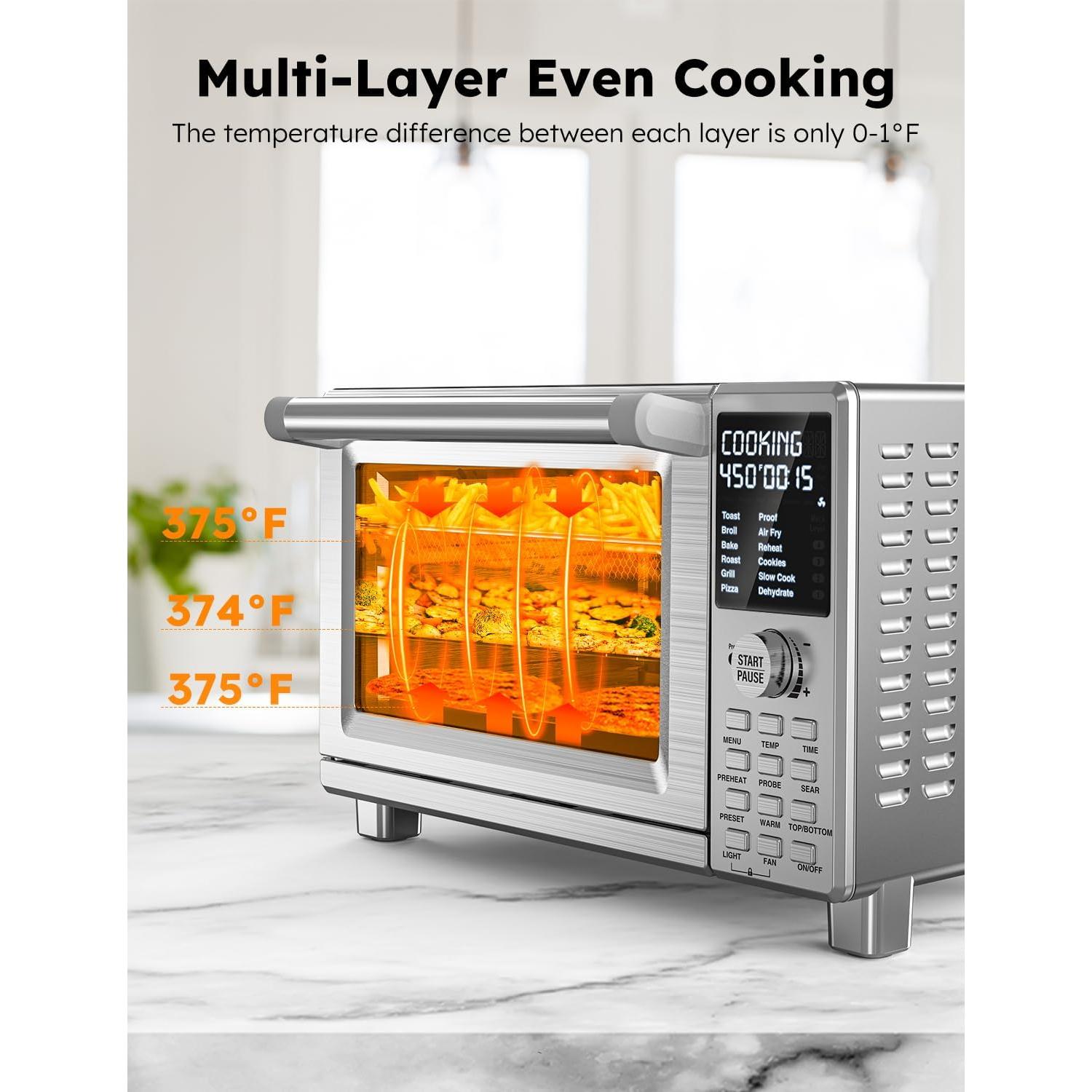 Horno Tostador Freidora de Aire Nuwave Bravo XL Pro 30QT