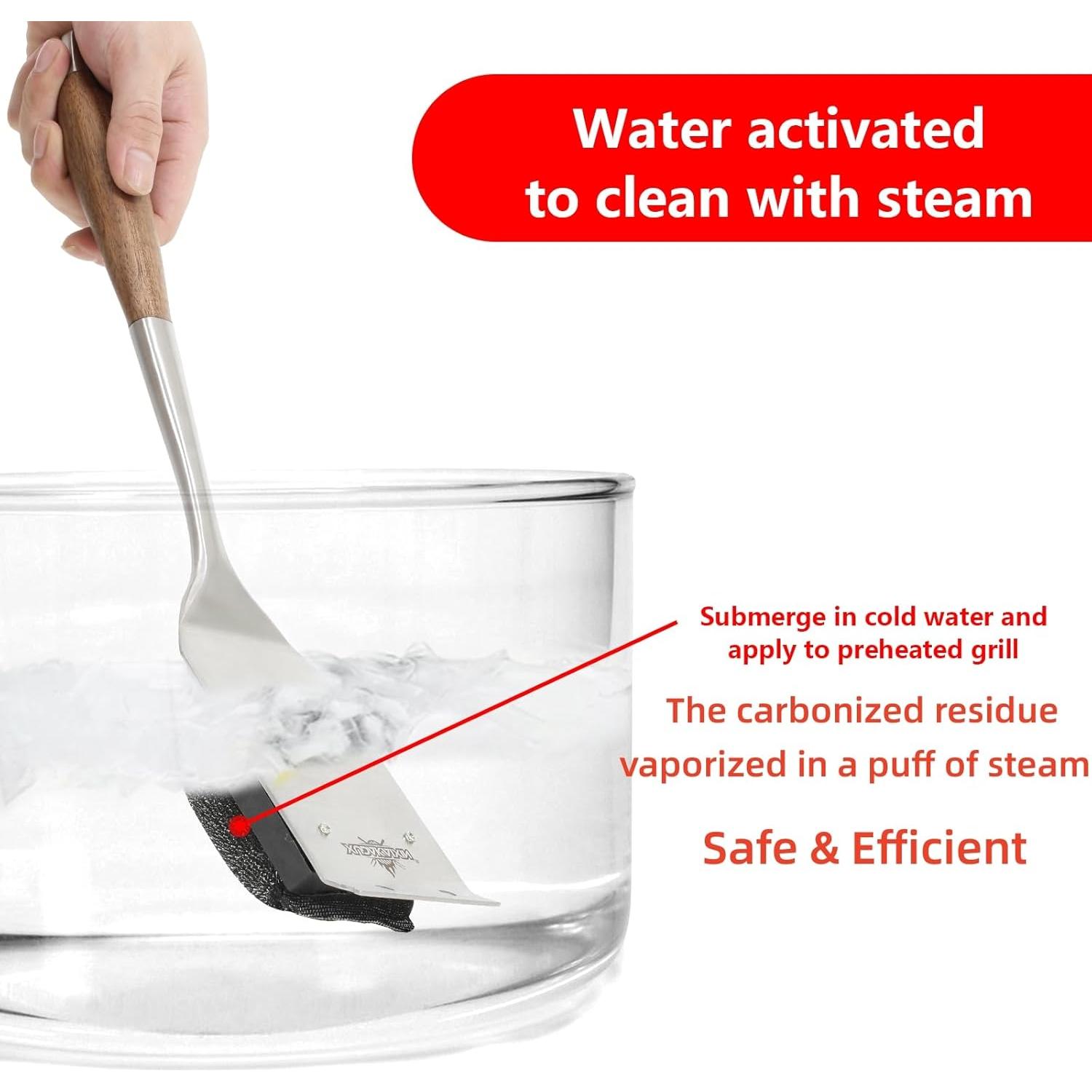 Cepillo para Parrilla Sin Cerda XUDAKAIXIN - Limpieza Rápida y Segura