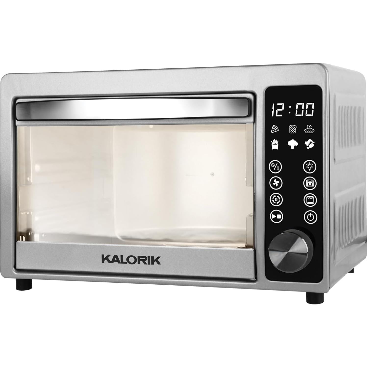 Kalorik 22 Quart Digital Air Fryer Toaster Oven, Stainless Steel (AFO 52352 SS)